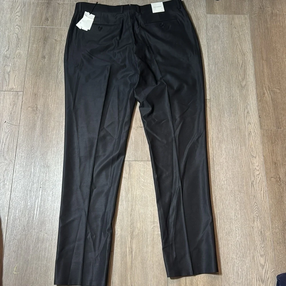 NWT! Banana Republic Black Signature Italian Hopsack Suit Pant - 🩷